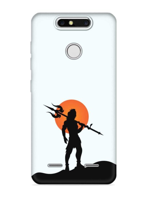 Lord Mahadev Trendy Embossed Soft Silicone Case for Zte Blade V8 Mini Zapvi