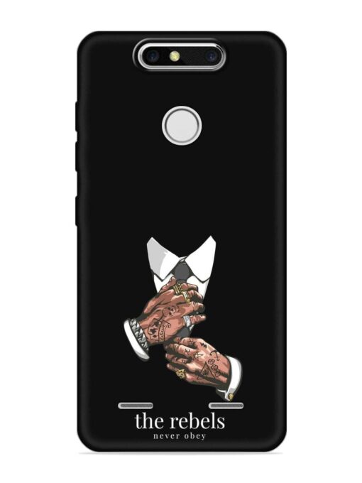 Rebels Slogan Man Embossed Soft Silicone Case for Zte Blade V8 Mini