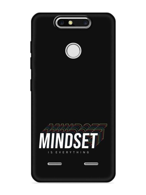 Mindset Everything Slogan Embossed Soft Silicone Case for Zte Blade V8 Mini