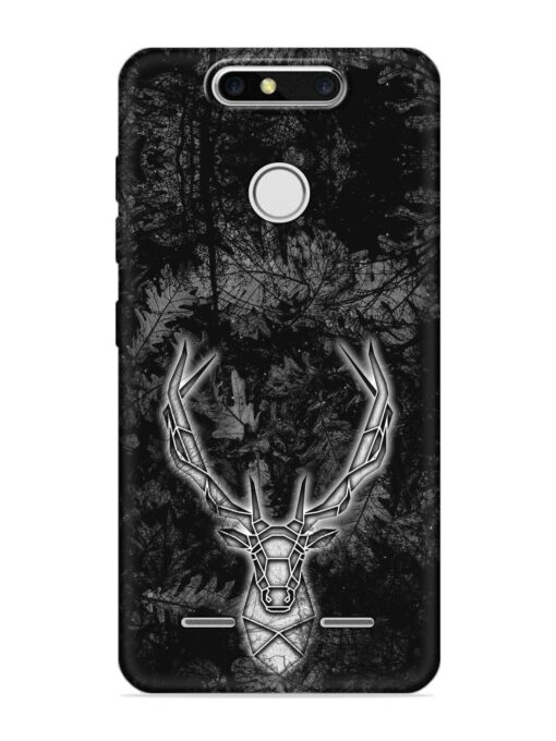 Ancient Deer Embossed Soft Silicone Case for Zte Blade V8 Mini Zapvi