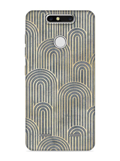 Art Deco Style Embossed Soft Silicone Case for Zte Blade V8 Mini Zapvi