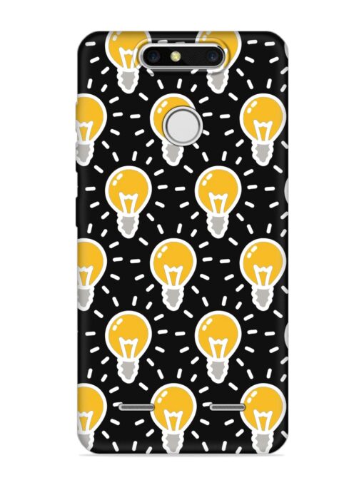 Light Bulb Seamless Embossed Soft Silicone Case for Zte Blade V8 Mini