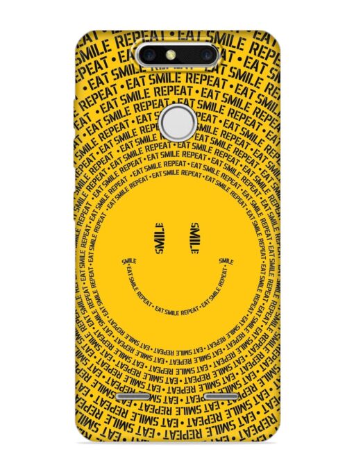 Smiley Embossed Soft Silicone Case for Zte Blade V8 Mini Zapvi