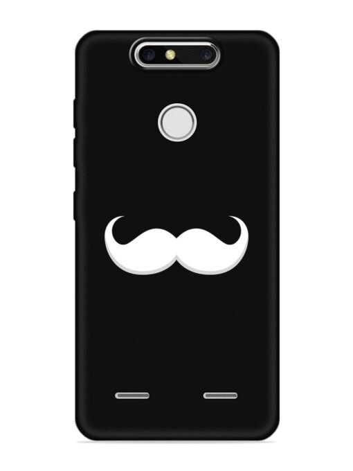 Mustache Vector Embossed Soft Silicone Case for Zte Blade V8 Mini Zapvi