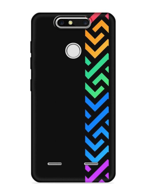 Colorshape Stripes Embossed Soft Silicone Case for Zte Blade V8 Mini Zapvi