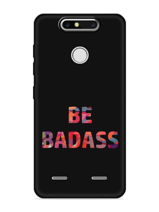 Be Badass Embossed Soft Silicone Case for Zte Blade V8 Mini Zapvi