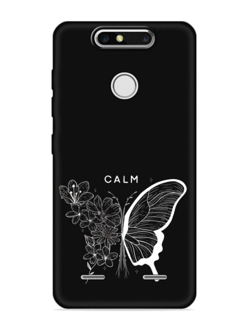 Calm Embossed Soft Silicone Case for Zte Blade V8 Mini