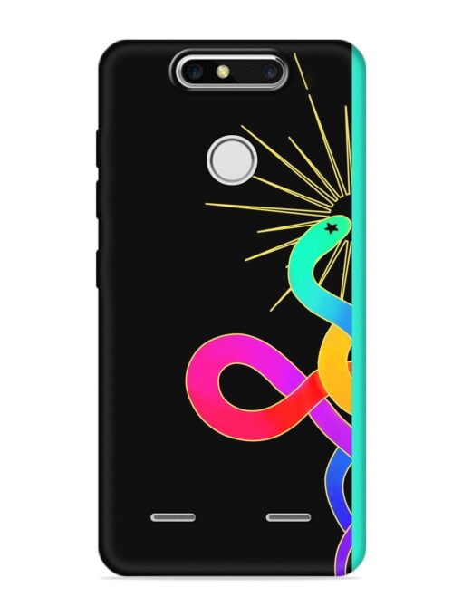 Art Geometric Abstraction Embossed Soft Silicone Case for Zte Blade V8 Mini Zapvi