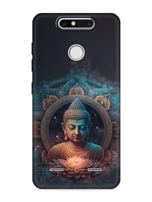 Gautam Buddha Embossed Soft Silicone Case for Zte Blade V8 Mini