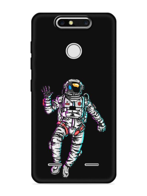 Spaceman Embossed Soft Silicone Case for Zte Blade V8 Mini Zapvi