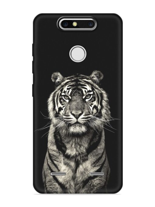 Tiger Art Embossed Soft Silicone Case for Zte Blade V8 Mini