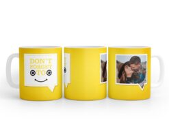 Don T Forget To Smile Quote Design Photo Mug Printing