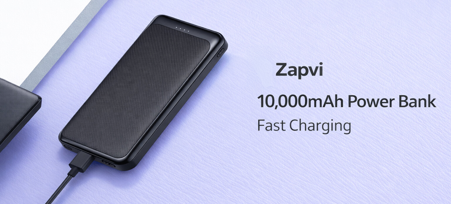 Acoustic Guitar Sunset Illustration Printed Designer 10000 mAh PowerBank Zapvi