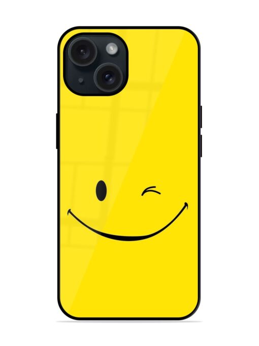 Happy Smiley Glossy Metal TPU Case Zapvi