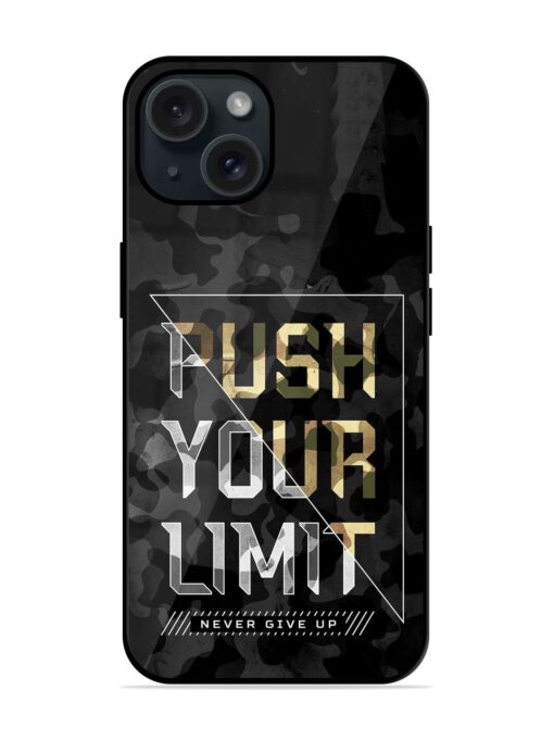 Push Your Limits Glossy Metal TPU Case Zapvi