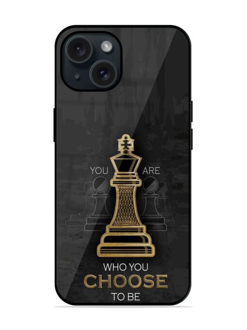 You Are Who Choose To Be Glossy Metal TPU Case Zapvi