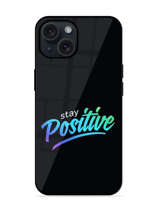 Stay Positive Glossy Metal TPU Case Zapvi