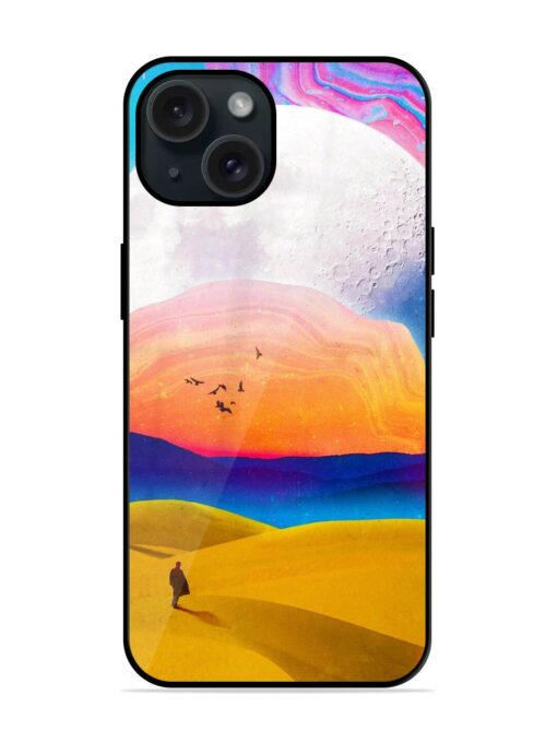 Sandy Desert Glossy Metal TPU Case Zapvi