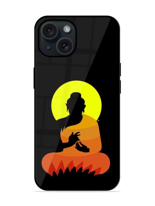 Buddha Art Black Glossy Metal TPU Case Zapvi