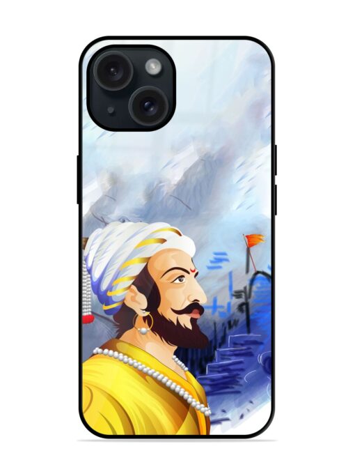 Shivaji Maharaj Color Paint Art Glossy Metal TPU Case Zapvi