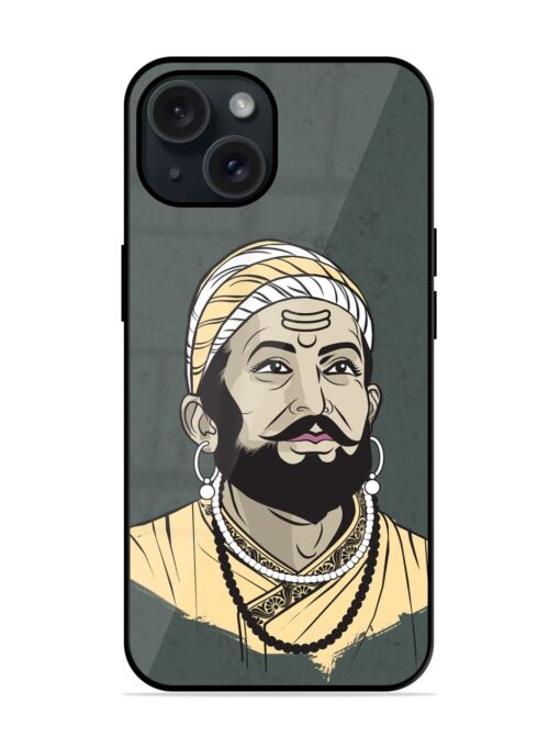 Shivaji Maharaj Vector Art Glossy Metal TPU Case Zapvi