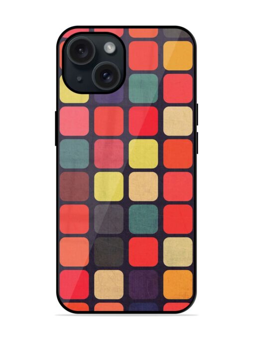 Color Square Glossy Metal TPU Case Zapvi