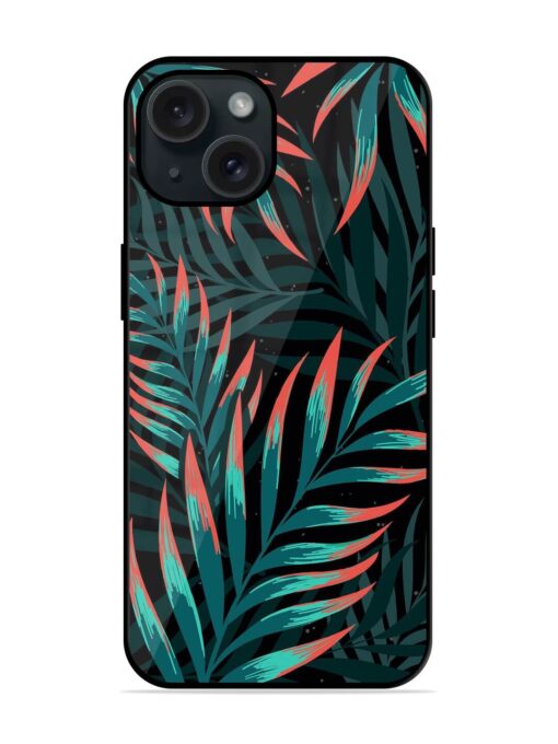 Green Leaf Art Glossy Metal TPU Case Zapvi