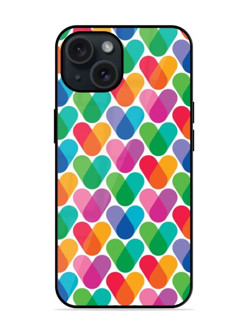 Overlapping Colors Colorful Glossy Metal TPU Case Zapvi