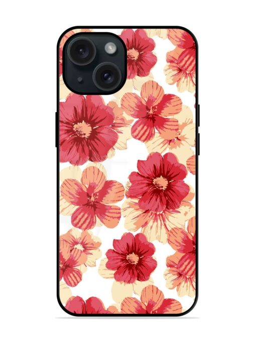 Geranium Cranesbill Colorful Glossy Metal TPU Case Zapvi