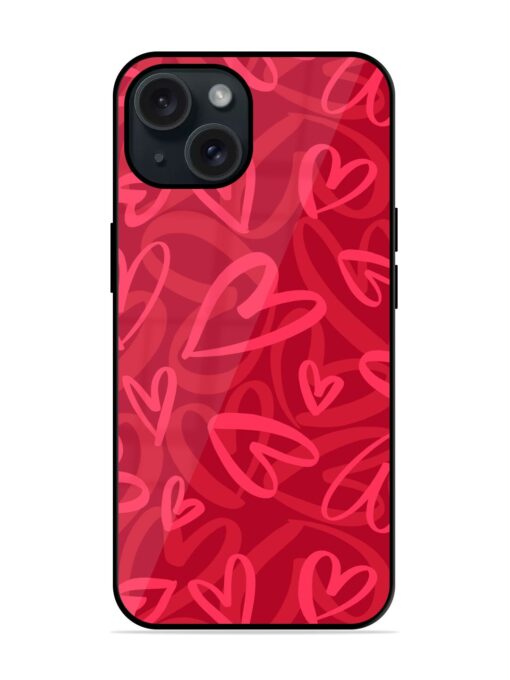 Seamless Romantic Pattern Glossy Metal TPU Case Zapvi