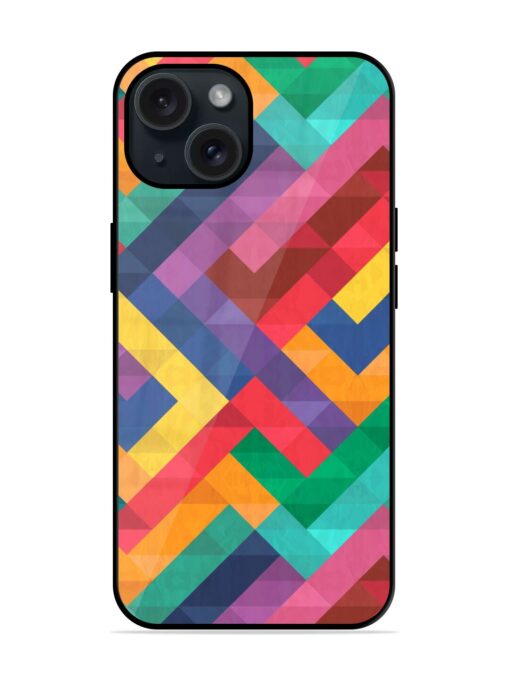 Colorful Seamless Geometric Glossy Metal TPU Case Zapvi