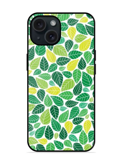 Abstract Colorful Leaves Glossy Metal TPU Case Zapvi