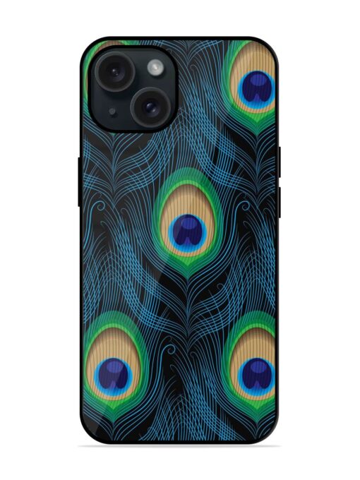 Seamless Pattern Peacock Glossy Metal TPU Case Zapvi