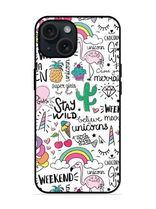 Unicorn Ice Cream Glossy Metal TPU Case Zapvi