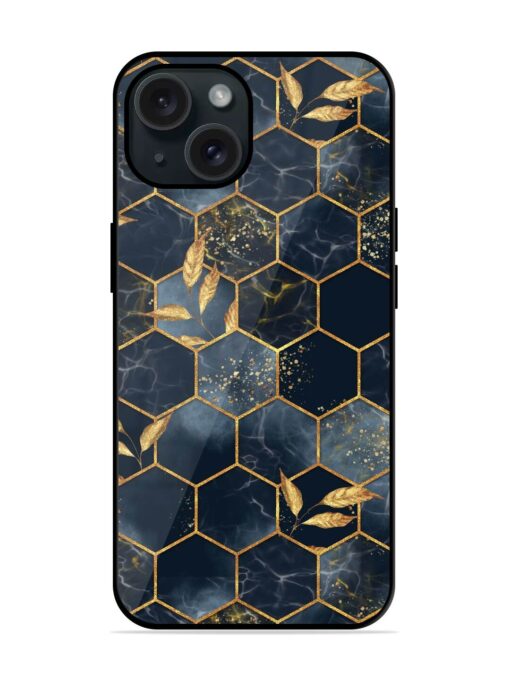 Marble Hexagon Seamless Glossy Metal TPU Case Zapvi