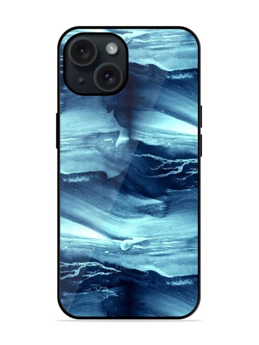 Abstract Paint Water Glossy Metal TPU Case Zapvi