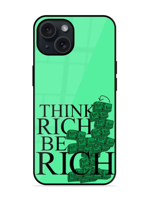 Think Rich Be Glossy Metal TPU Case Zapvi