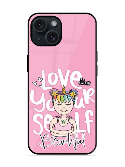 Love Yourself Text Glossy Metal TPU Case Zapvi