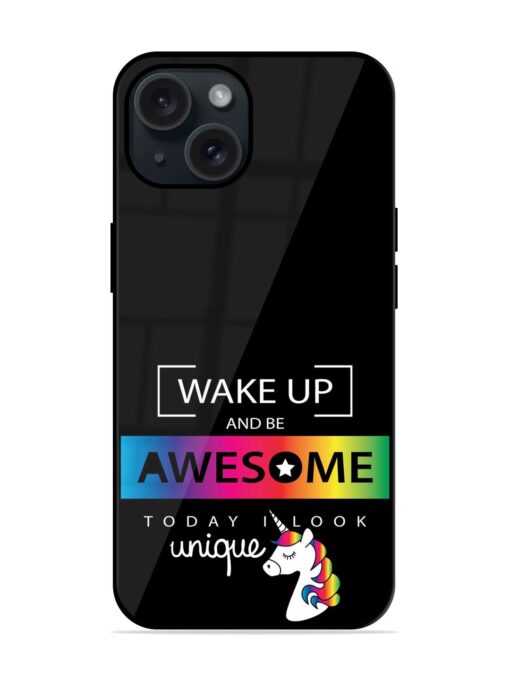 Inspirational Quote Unicorn Glossy Metal TPU Case Zapvi