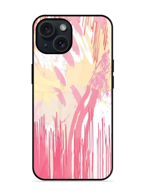 Abstract Colorful Pink Glossy Metal TPU Case Zapvi