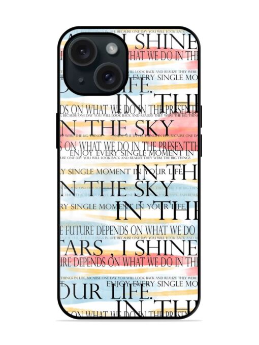 Seamless Slogans Pattern Glossy Metal TPU Case Zapvi