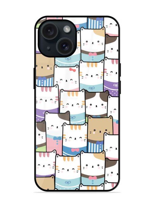 Cute Adorable Cat Glossy Metal TPU Case Zapvi