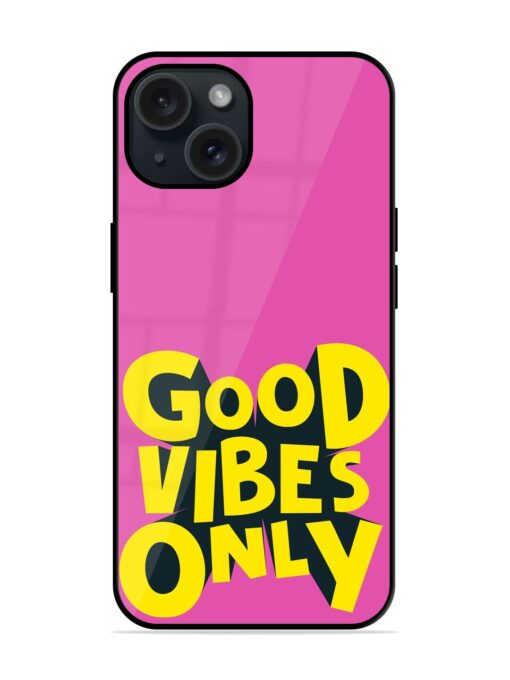 Good Vibes Only Glossy Metal TPU Case Zapvi