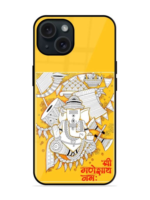 Illustration Lord Ganapati Glossy Metal TPU Case Zapvi