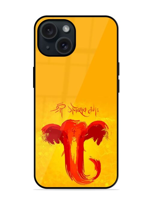 Illustration Lord Ganesha Glossy Metal TPU Case Zapvi