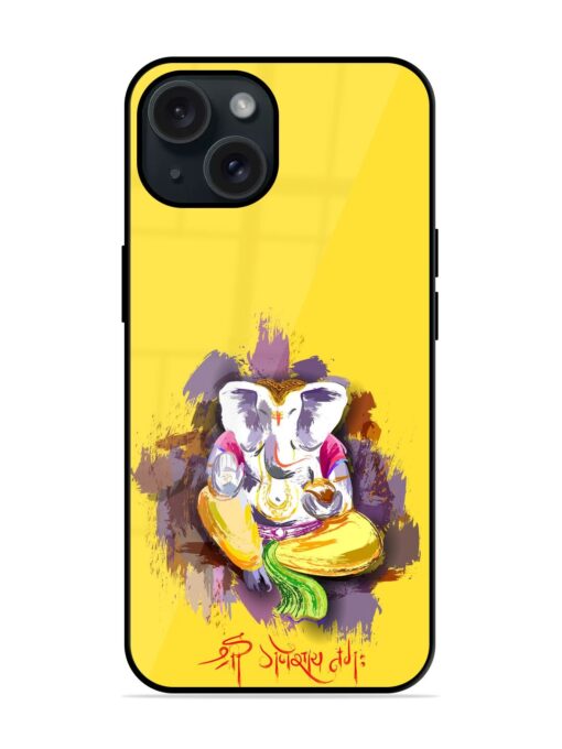 Illustration Lord Ganesha Glossy Metal TPU Case Zapvi