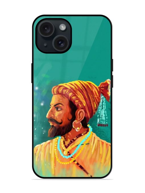 Portrait Chhatrapati Shivaji Glossy Metal TPU Case Zapvi