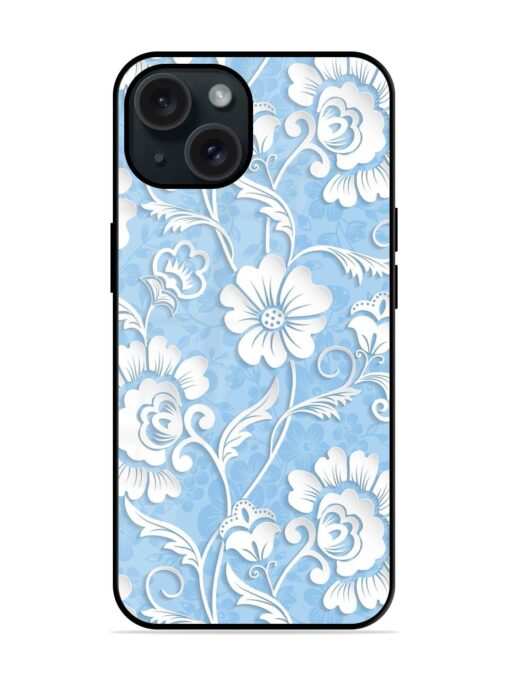 Vector Flower Seamless Glossy Metal TPU Case Zapvi