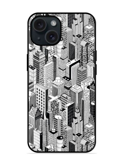 Skyscraper City Seamless Glossy Metal TPU Case Zapvi