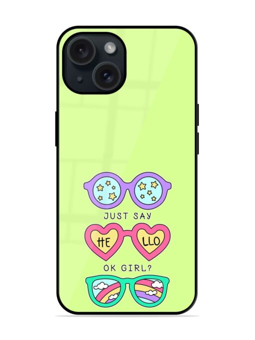 Vector Illustration Sunglasses Glossy Metal TPU Case Zapvi